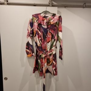 Samuel Dong Silk Flower Dress